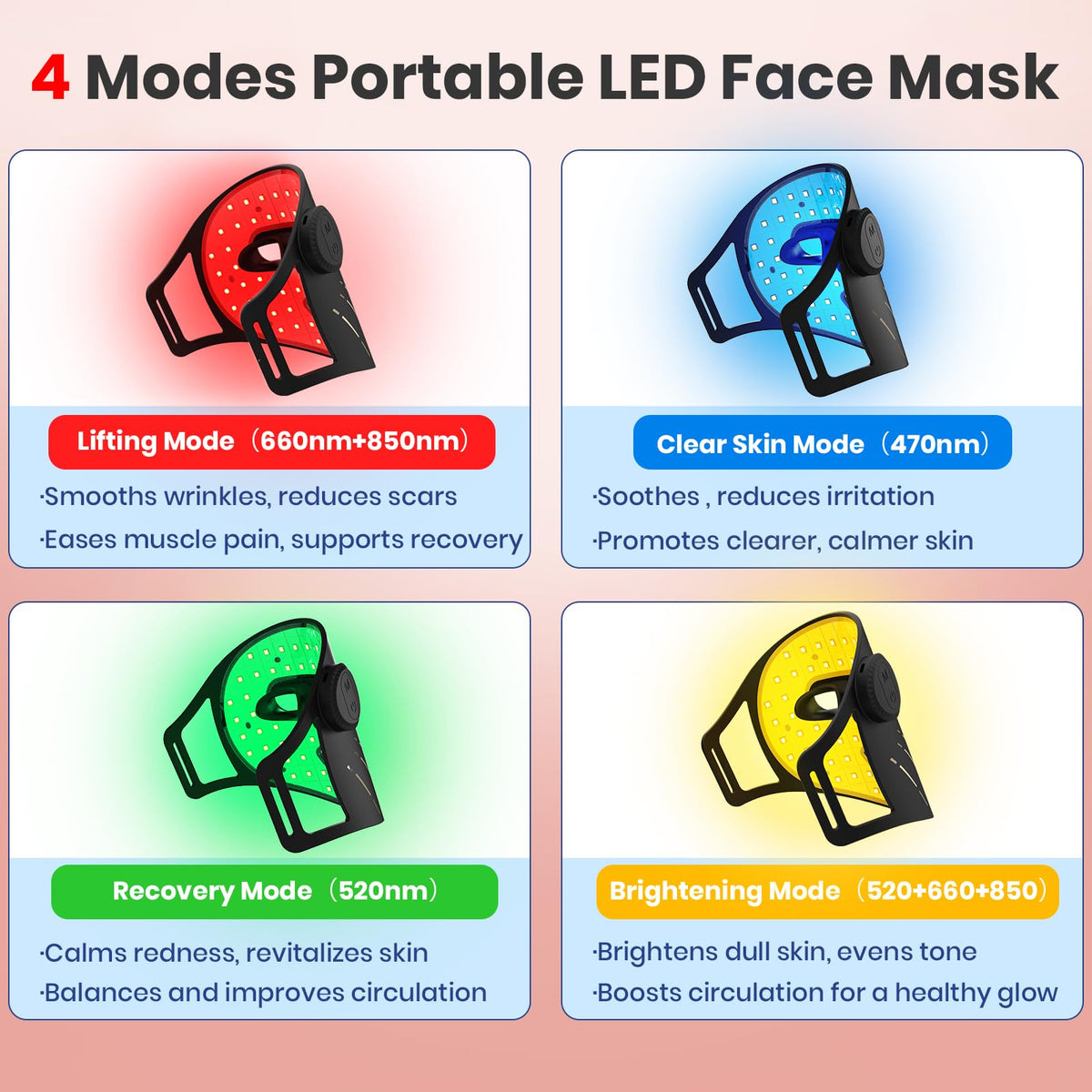 7ever mask held in hand to show scale and portability for travel and home use