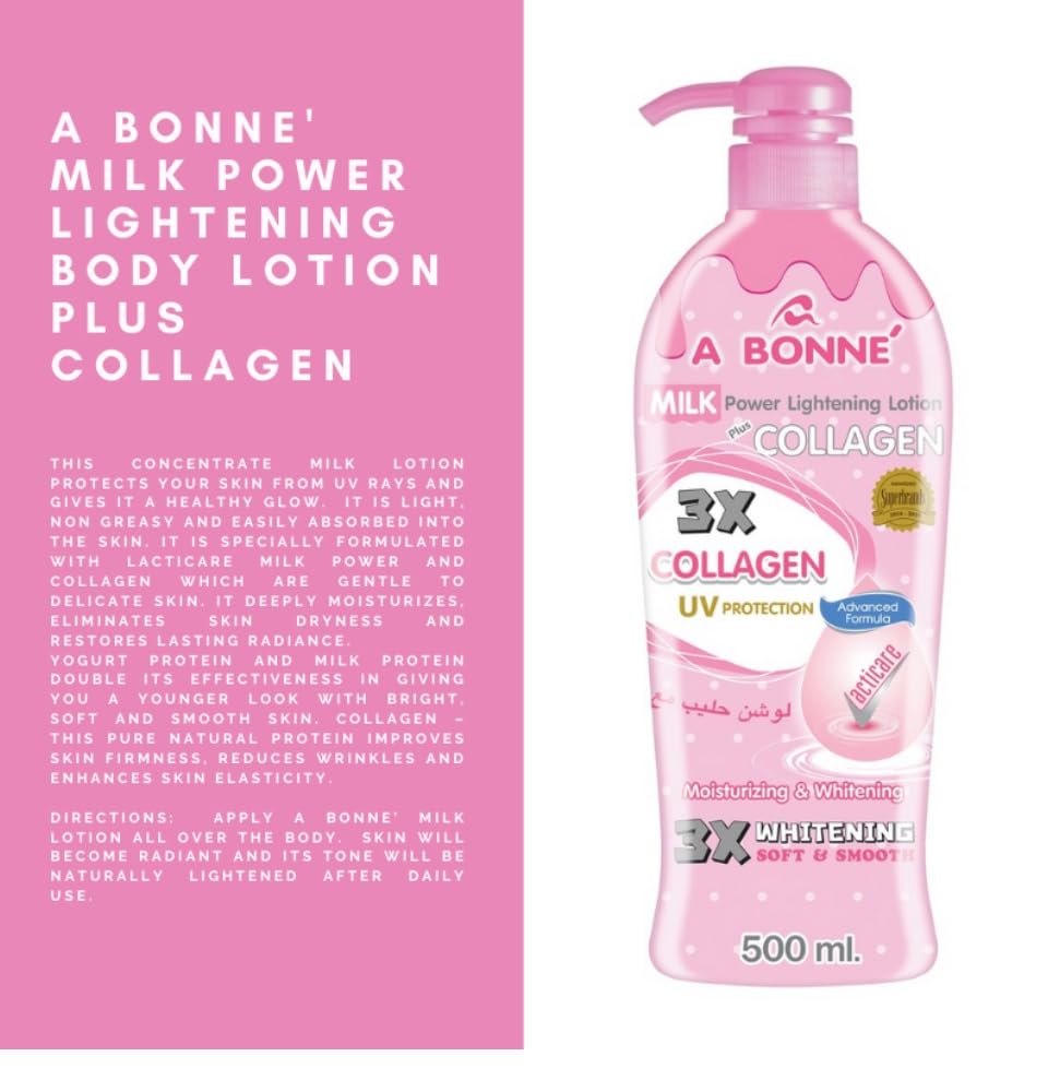 A Bonné bottle next to hand to show actual size and daily-use scale