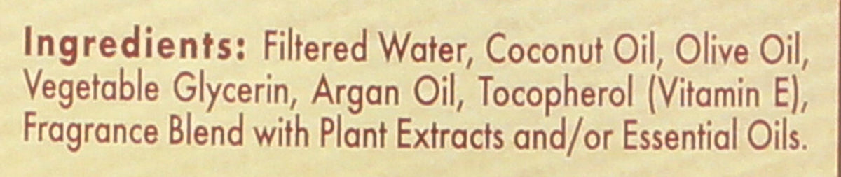 A La Maison back bottle ingredients panel showing transparency and safety benefit