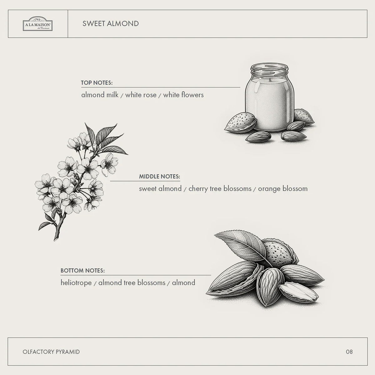 A LA MAISON hand application in use showing immediate skin softening benefit