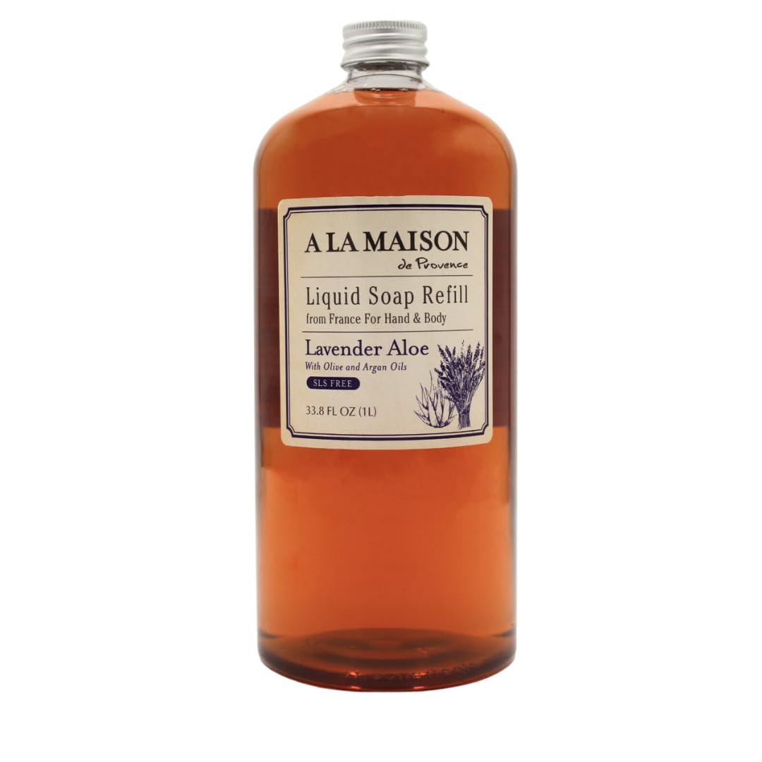 A LA MAISON front packaging showing refill bottle and lavender scent benefit