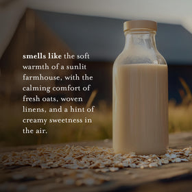 A LA MAISON creamy lather on hand demonstrating gentle moisturizing cleanse