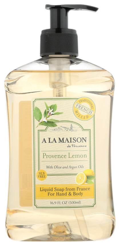 A LA MAISON front packaging showing bottle and label benefit of clear French origin