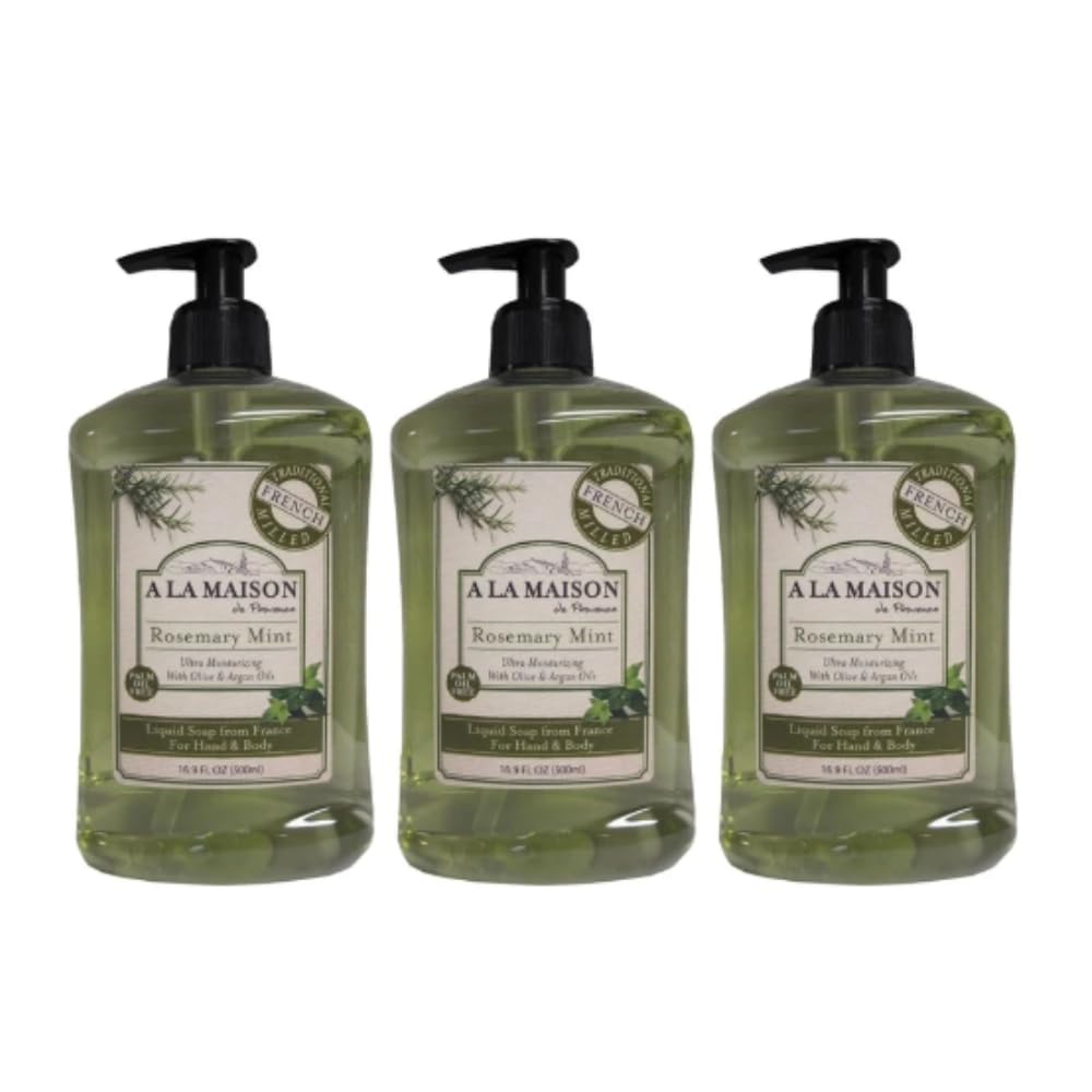 A LA MAISON front packaging showing three bottles and natural appeal