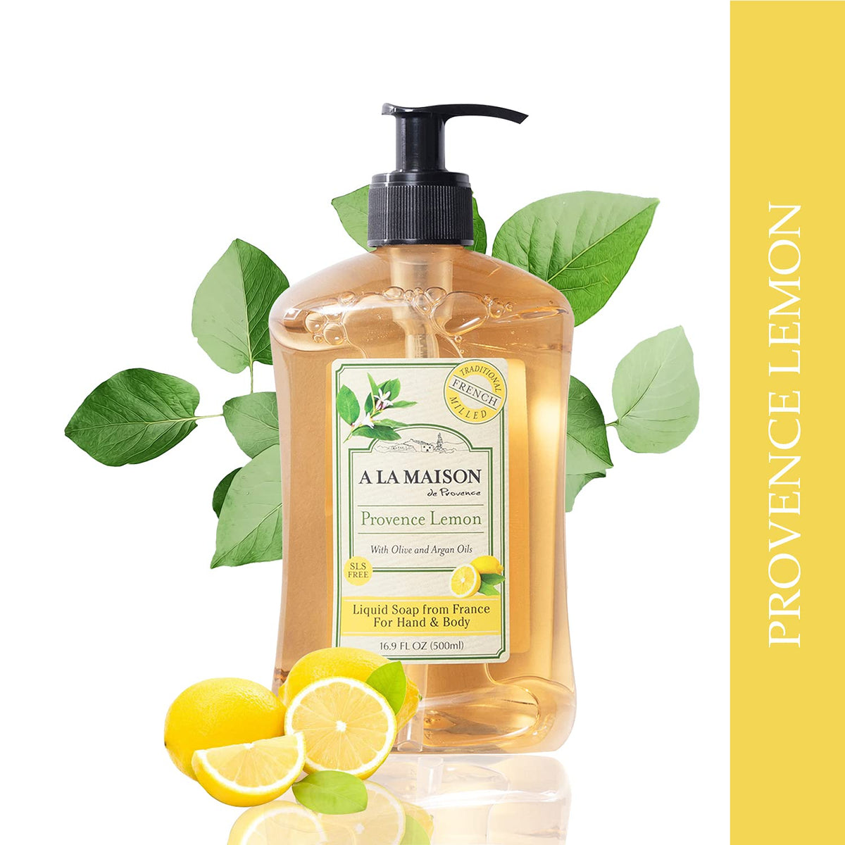 A LA MAISON creamy soapy lather texture for gentle cleansing
