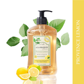 A LA MAISON creamy soapy lather texture for gentle cleansing