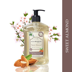 A LA MAISON foam texture close-up illustrating creamy lather that moisturizes