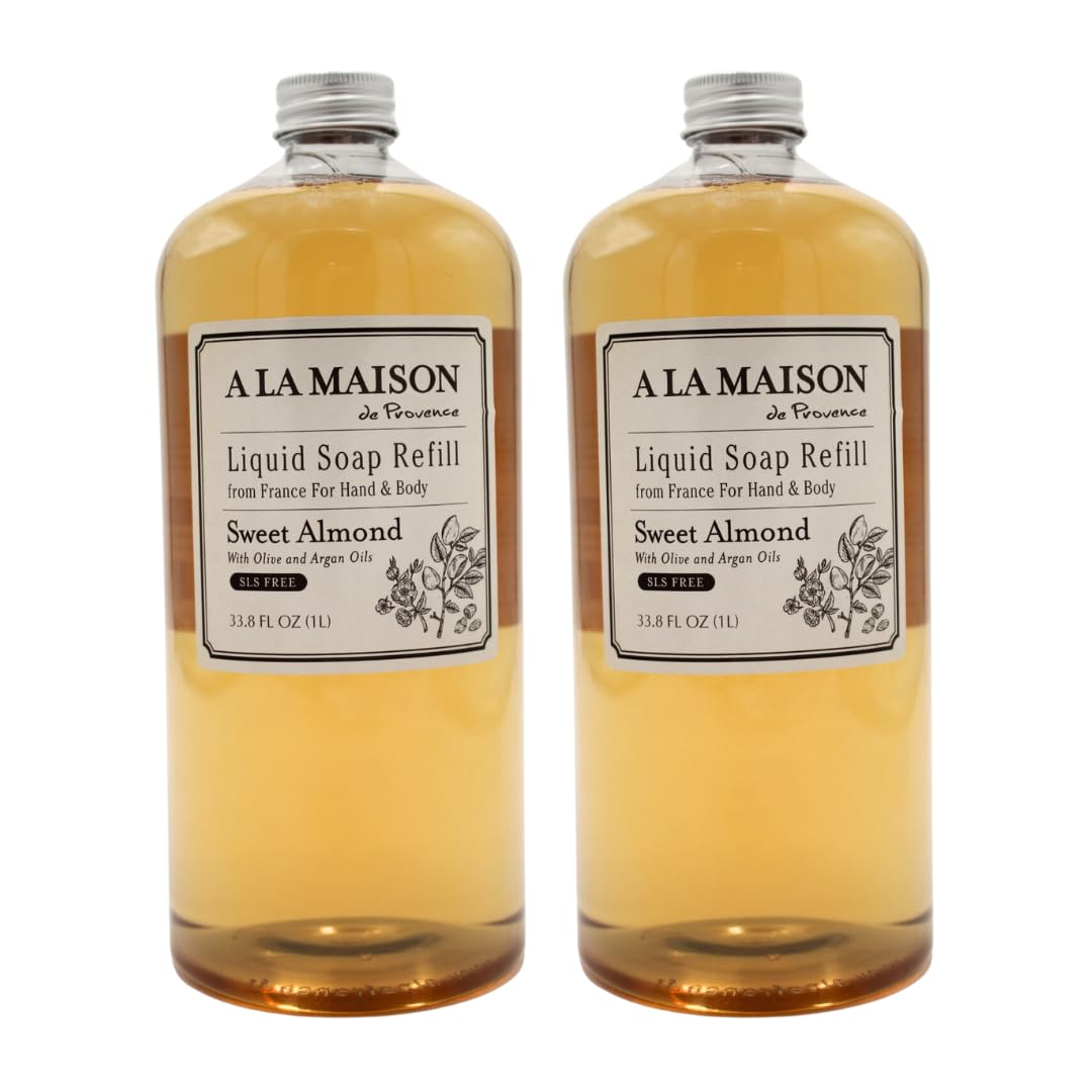 A LA MAISON front packaging 2-pack refill bottles showing product benefits