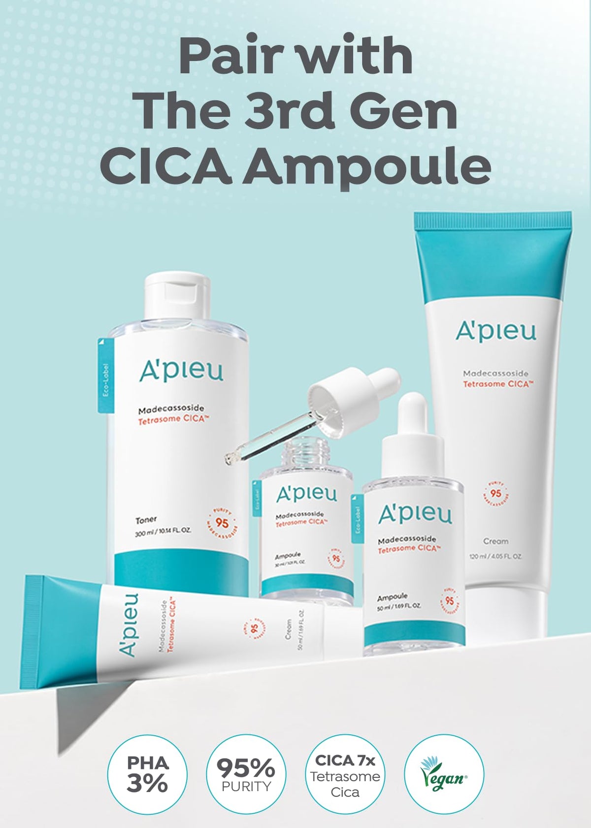 A'PIEU jar on bathroom shelf in routine setting, conveying everyday barrier-supportive hydration
