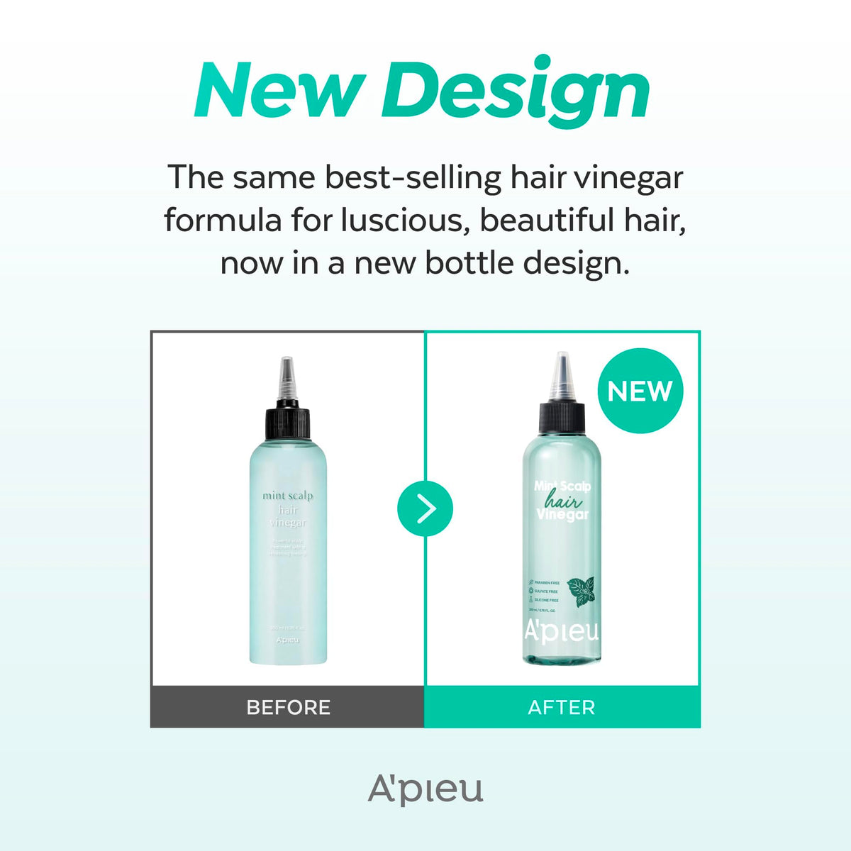 A'PIEU bottle on bathroom shelf showing daily routine convenience