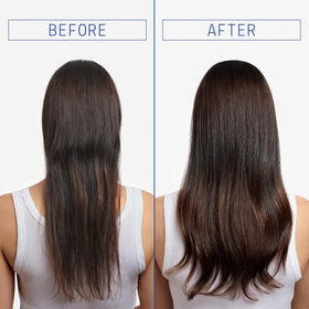 AAVRANI before and after blowout showing increased body and bounce