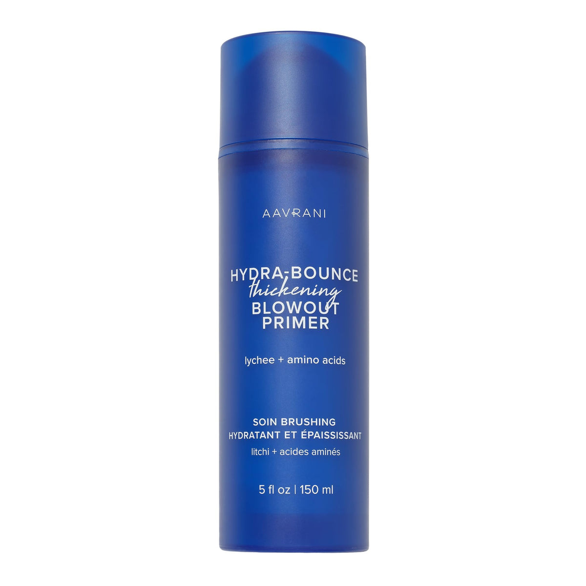 AAVRANI product front packaging showing benefits for fuller blowouts