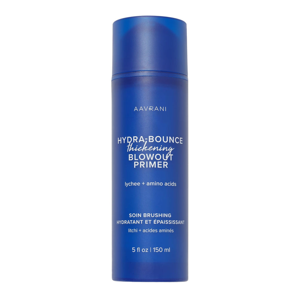 AAVRANI product front packaging showing benefits for fuller blowouts