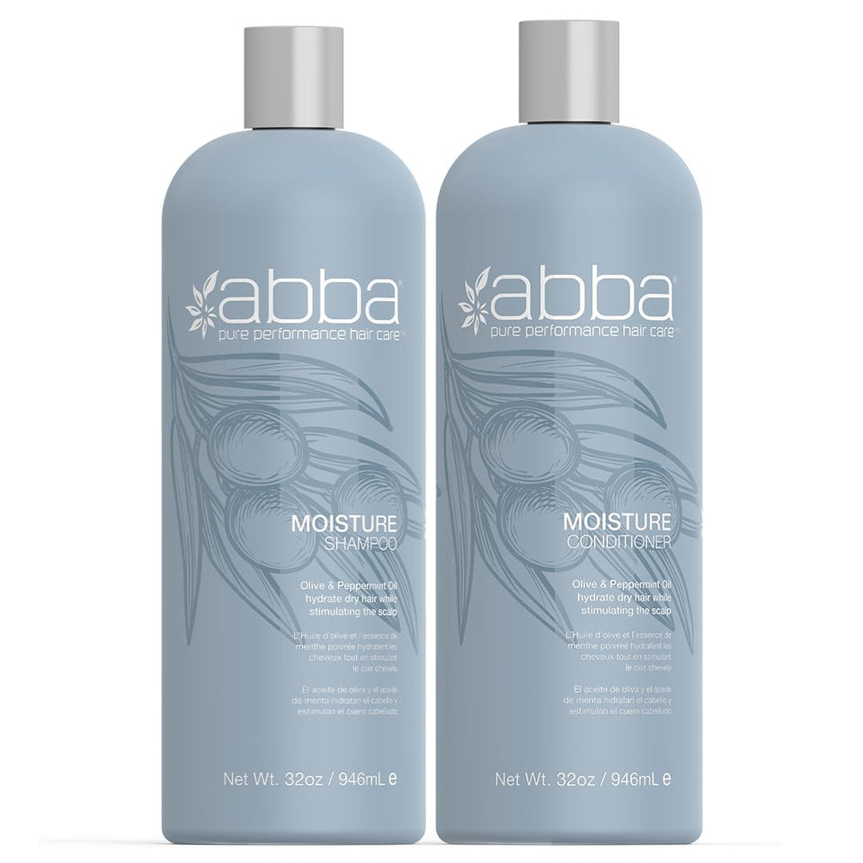 ABBA duo front packaging showing both 32 fl oz bottles and benefits