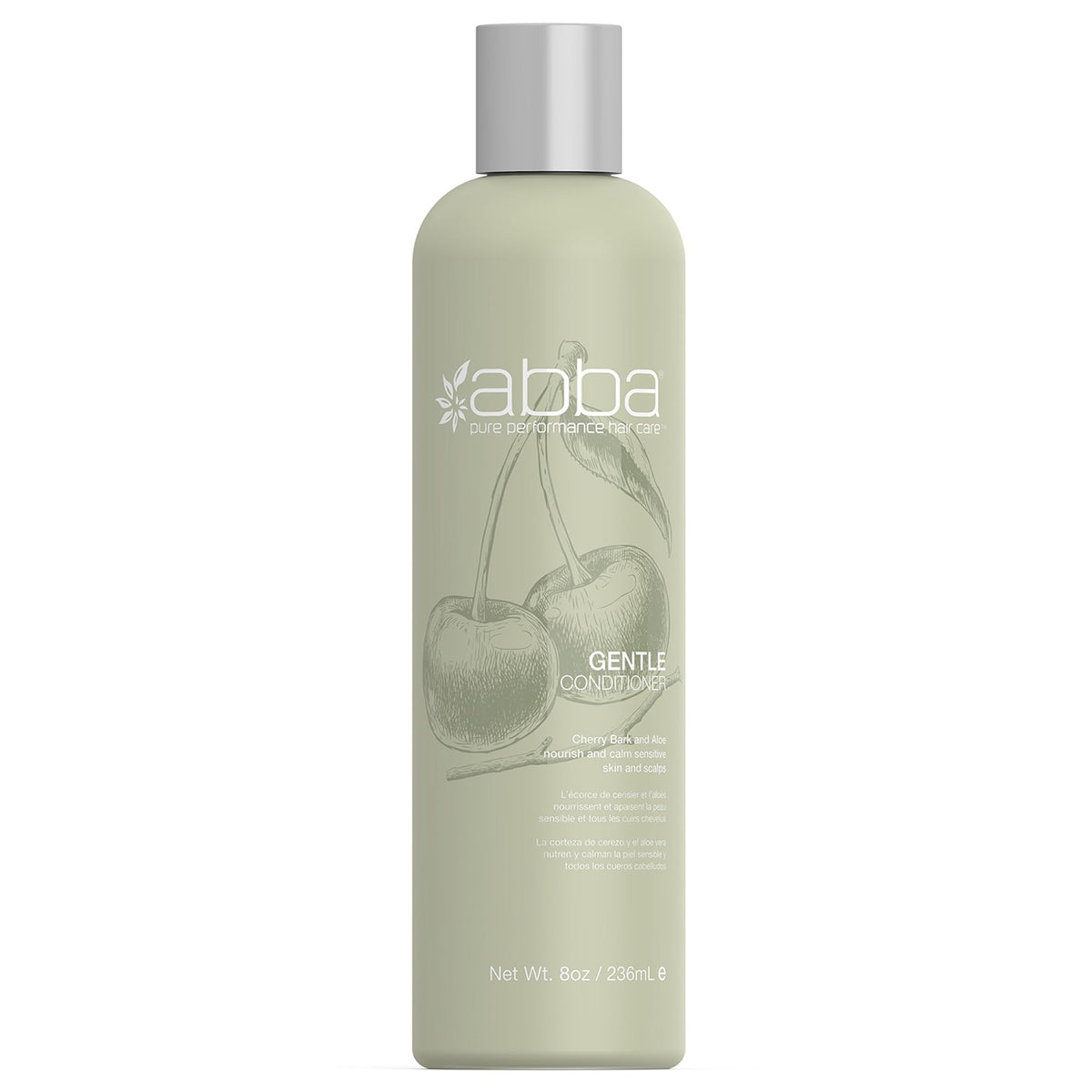 ABBA bottle front label showing product name and size for clear identification and trust