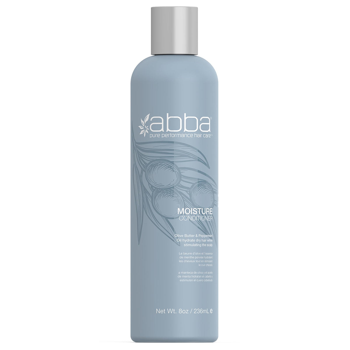 ABBA front packaging showing bottle and product name for clear identification and appeal