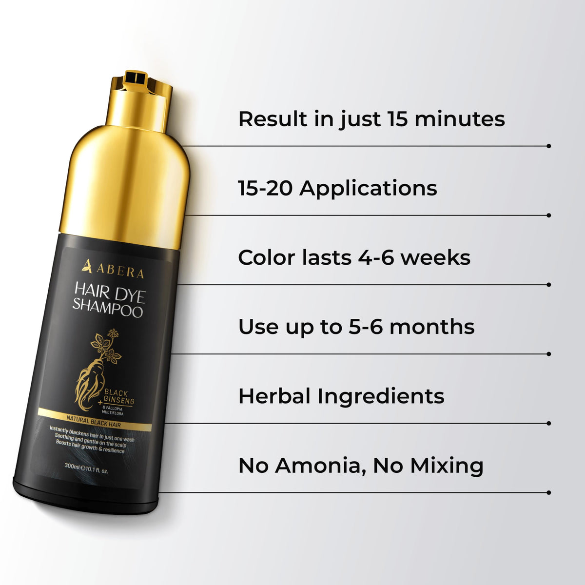 ABERA close-up of shampoo texture highlighting smooth conditioning feel