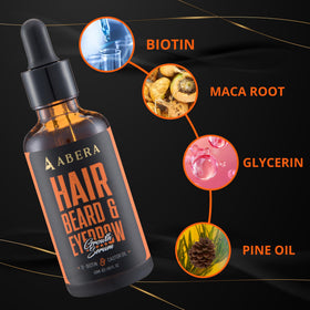 ABERA dropper applying serum to scalp for targeted delivery and less waste