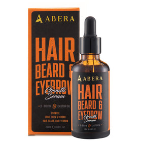 ABERA front packaging showing bottle and branding for quick product ID and trust