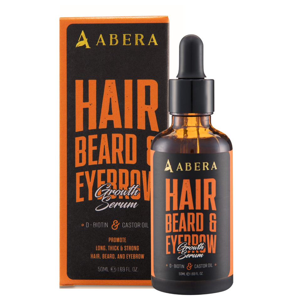 ABERA front packaging showing bottle and branding for quick product ID and trust