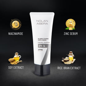 ABERA Nolan foaming texture on hand demonstrating gentle lather