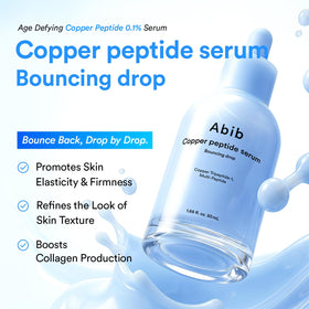 Abib close-up pipette texture highlighting lightweight absorbent serum benefit