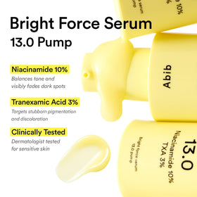 Abib serum texture drop demonstrating lightweight absorption and glow