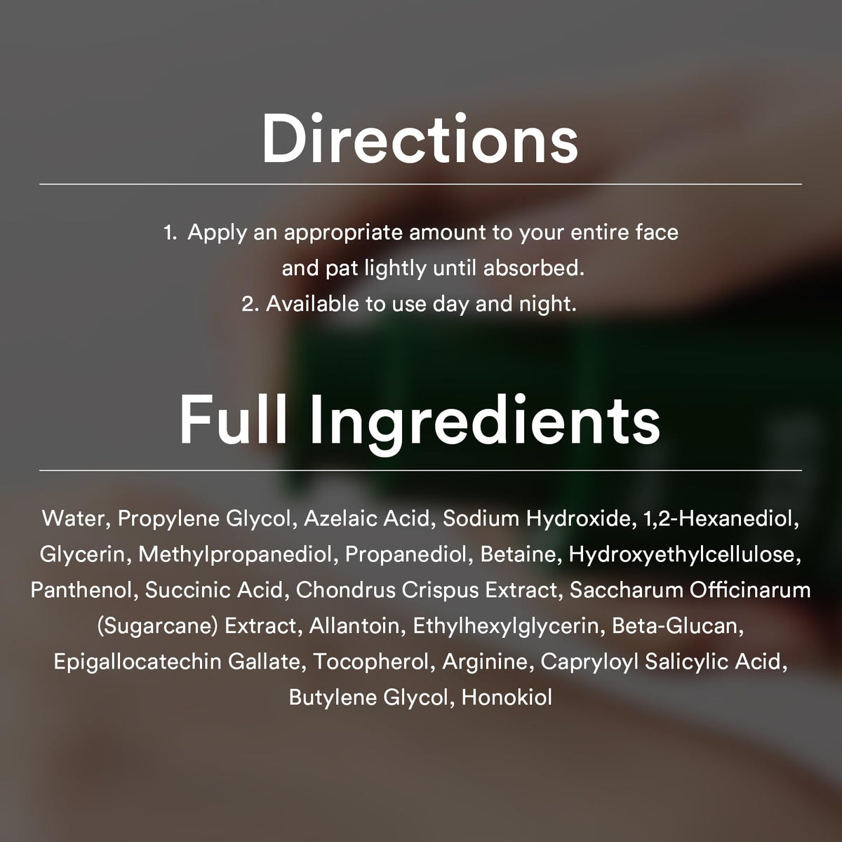 Abib lifestyle bathroom routine image showing easy morning layering benefit