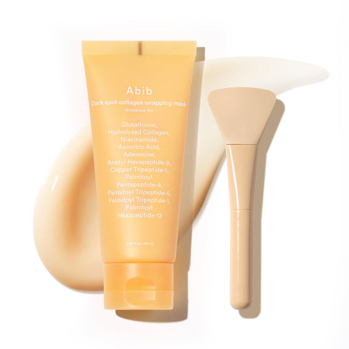 Abib front packaging showing product benefits and brighter skin promise