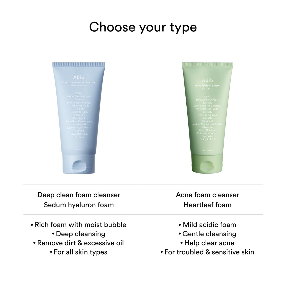 Abib cleanser on bathroom shelf during skincare routine for balanced skin