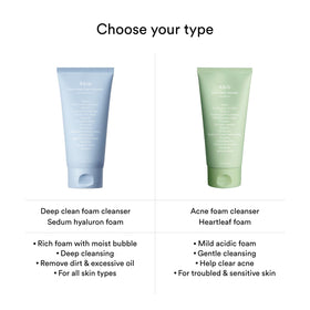 Abib cleanser on bathroom shelf during skincare routine for balanced skin