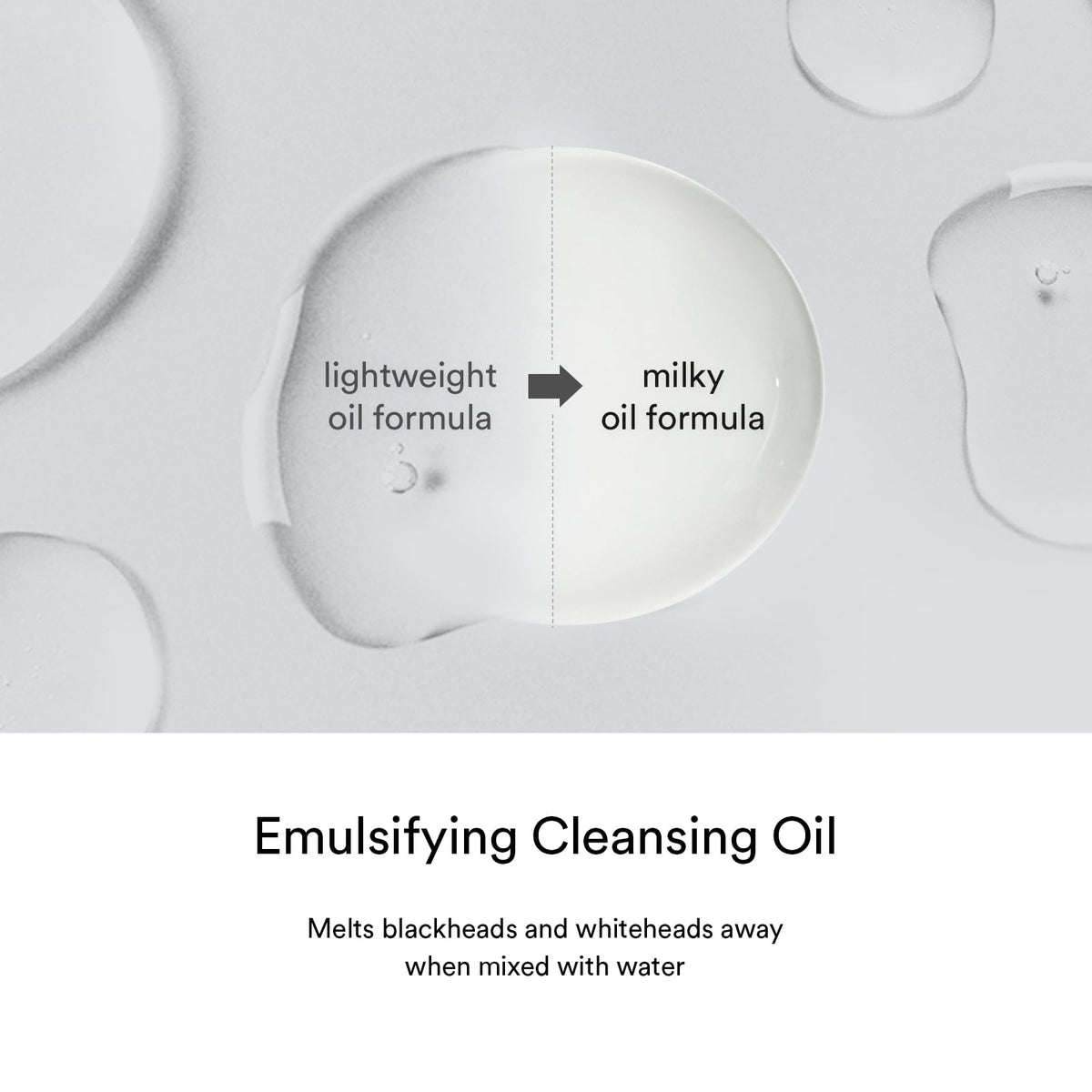 Abib emulsified milk foam closeup that rinses clean and smooth