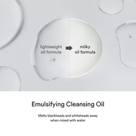 Abib emulsified milk foam closeup that rinses clean and smooth