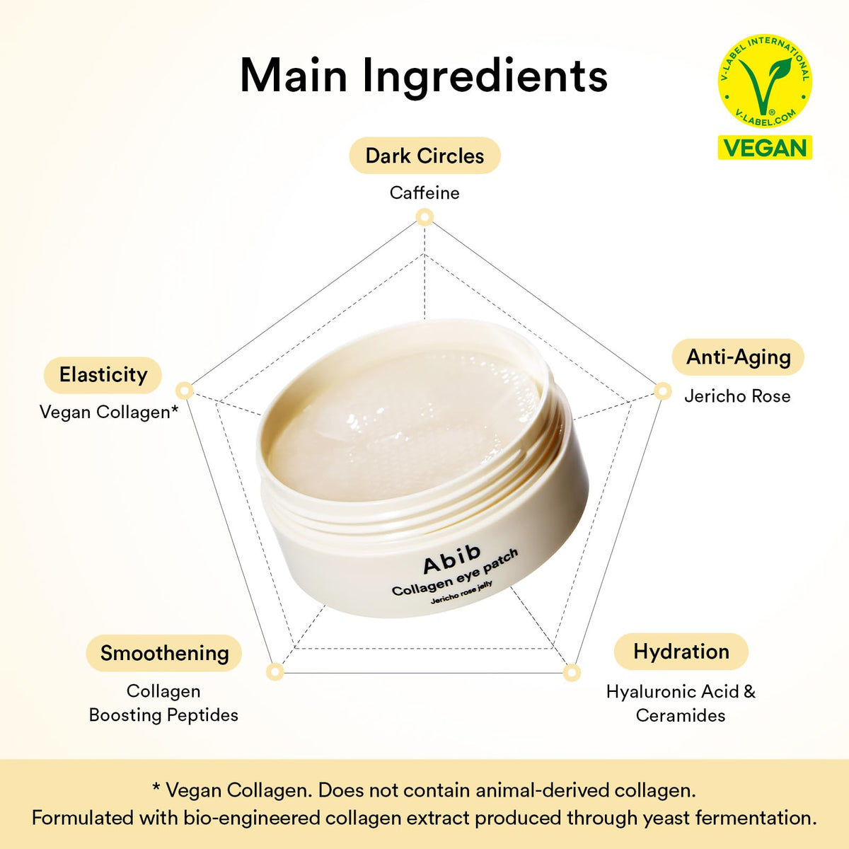 Abib eye cream pump and dispense with small amount showing lightweight hydration