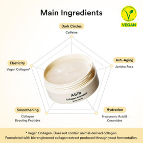 Abib eye cream pump and dispense with small amount showing lightweight hydration