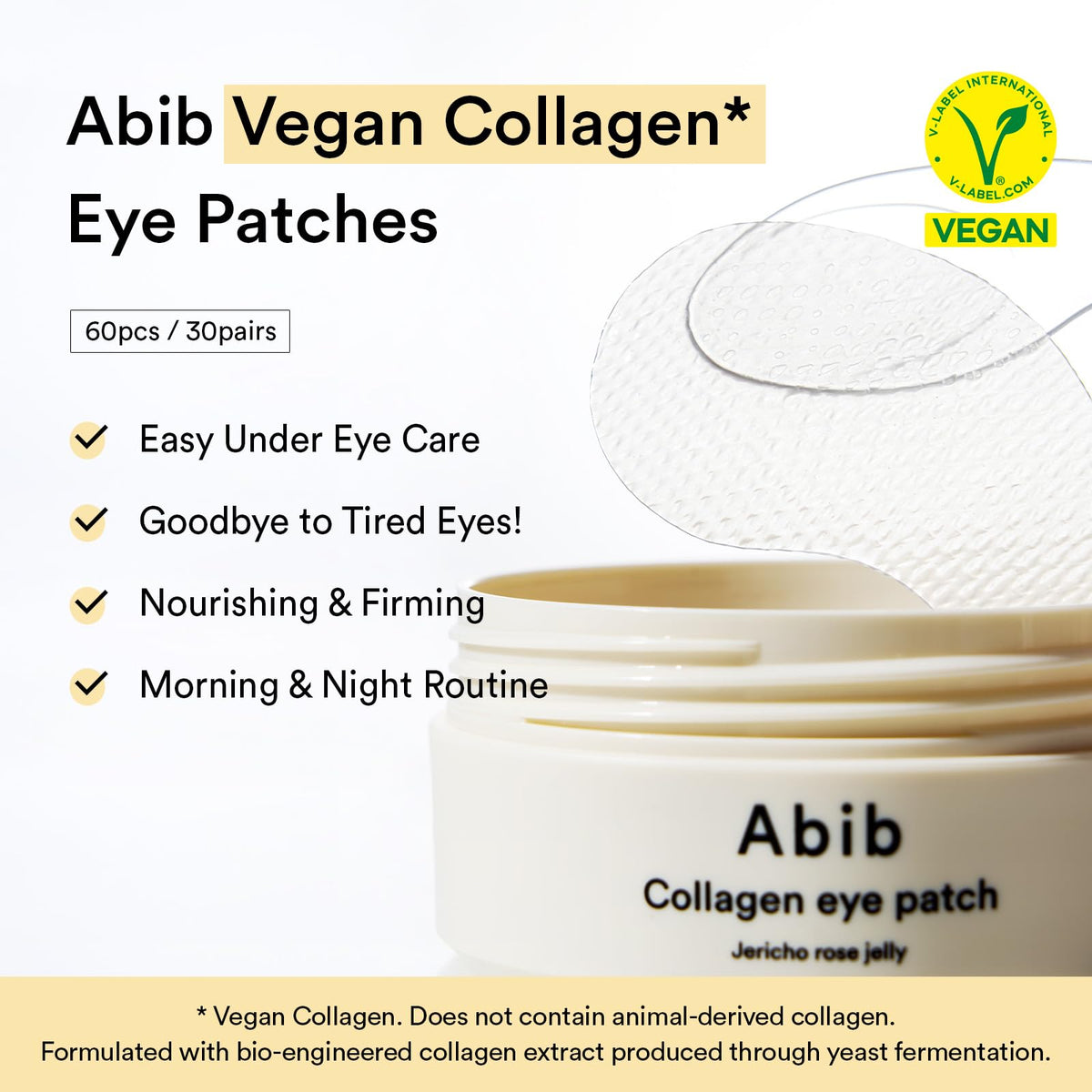 Abib patch close-up texture highlighting embossed gel fit and secure wear