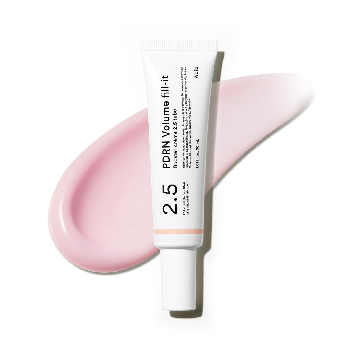 Abib front packaging showing tube and plumping benefit