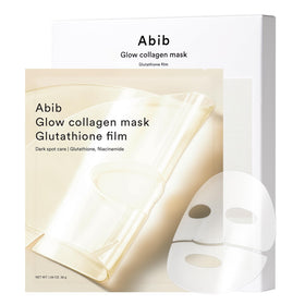 Abib front packaging of Glow Collagen Mask showing product and benefits