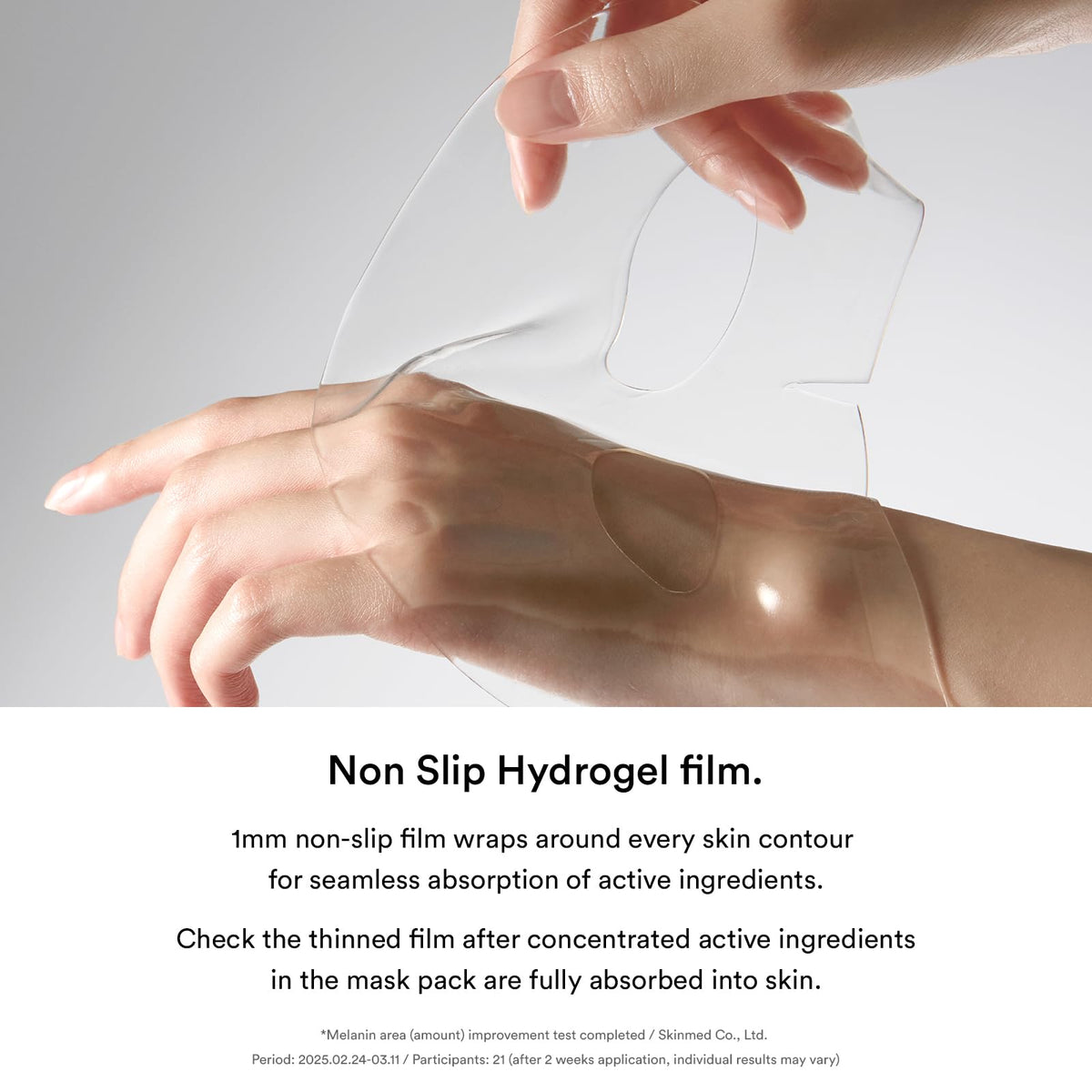 Abib mask pack held in hand showing compact size and travel-friendly benefit