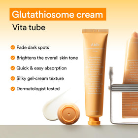 Abib cream texture close-up demonstrating rich hydration and smooth finish