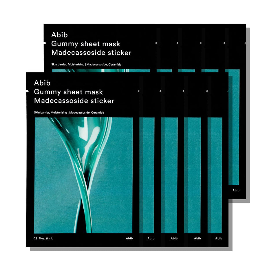 Abib front packaging showing product benefits and calming design