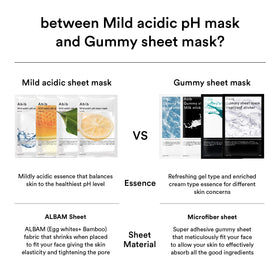 Abib masks styled on bathroom shelf suggesting daily routine and calming benefit