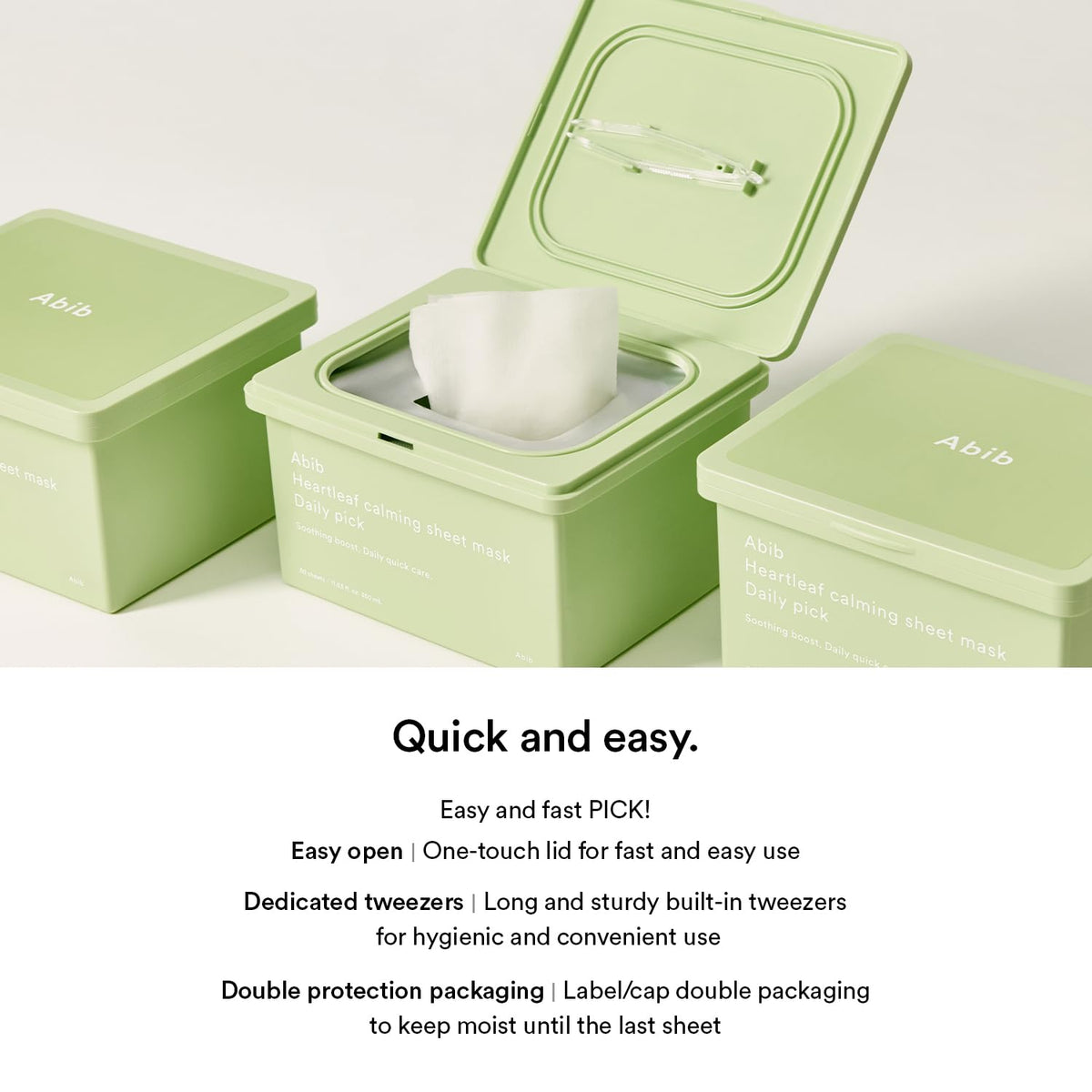 Vanity scene with Abib mask in use showing easy daily routine