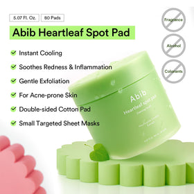 Abib open tin top view revealing stack of pre-soaked pads