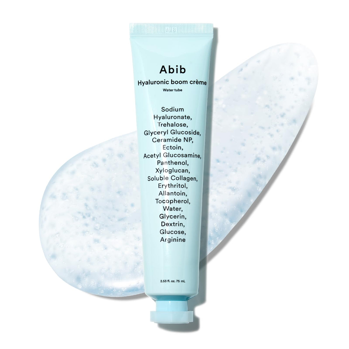 Abib front packaging showing product and benefit of deep hydration