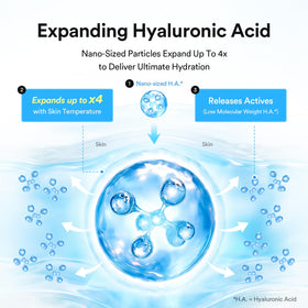 Abib watery serum texture closeup showing lightweight absorbent finish