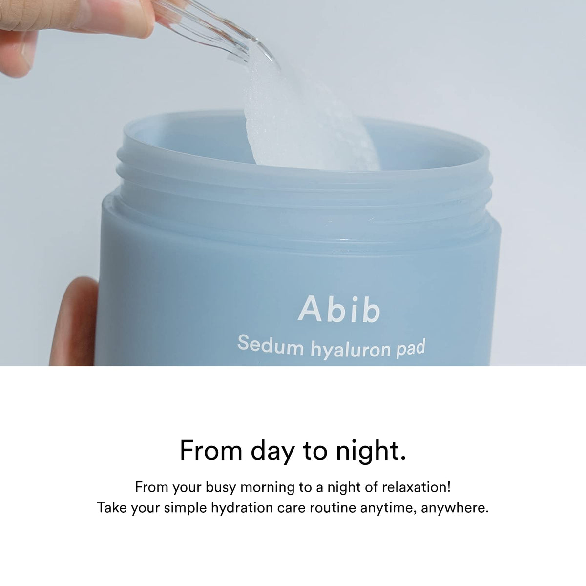 Abib ingredients label closeup showing hyaluronic and barrier-supporting components