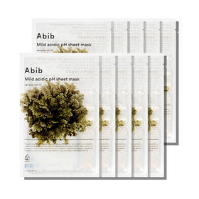 Abib front packaging showing 10-sheet box, soothing relief