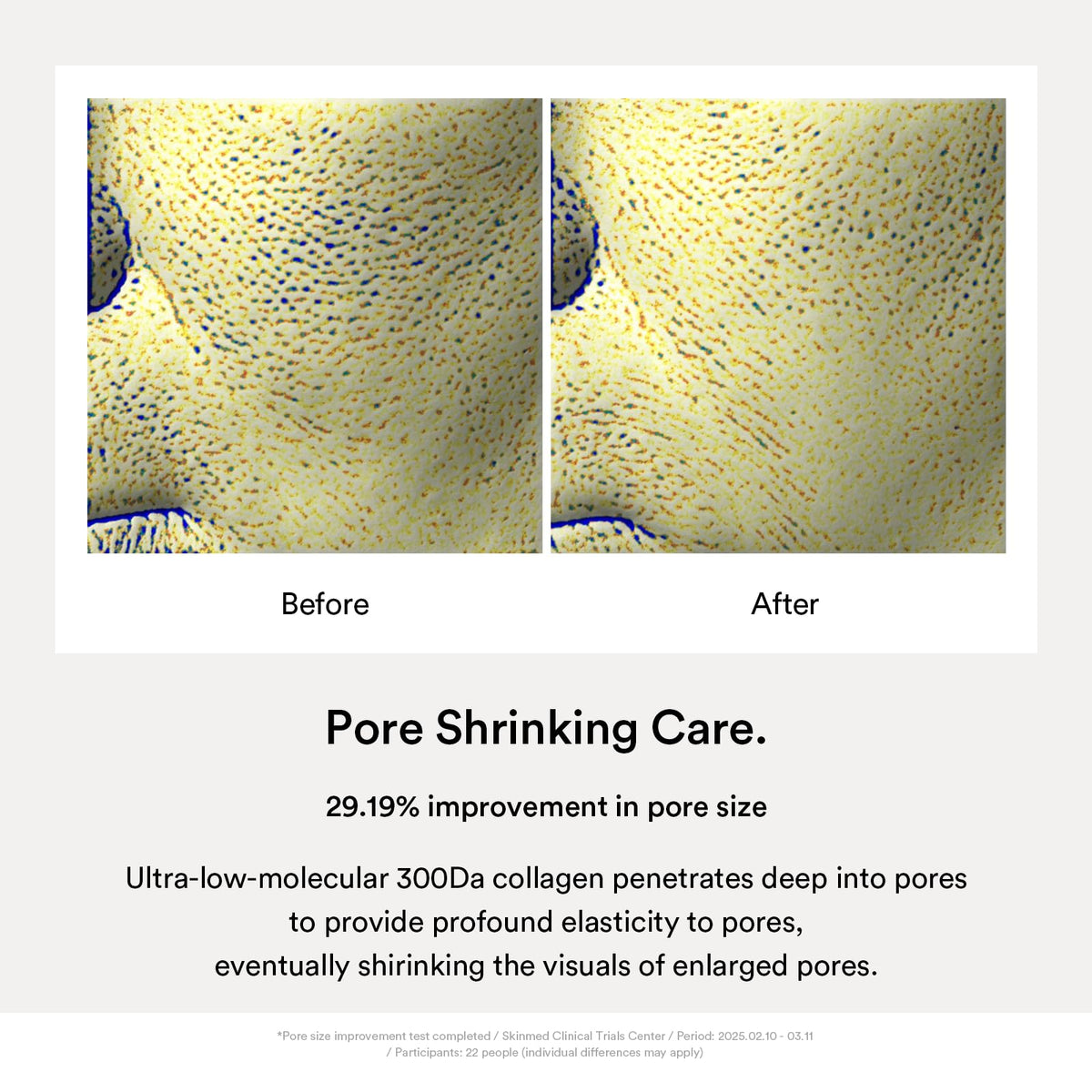 Abib peeling mask off in morning revealing brighter, refined pores