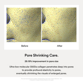 Abib peeling mask off in morning revealing brighter, refined pores